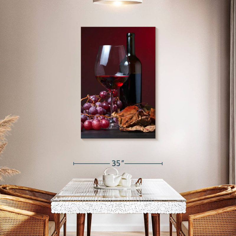 Yarlin Autumn Red Wine, 45" H x 30" W