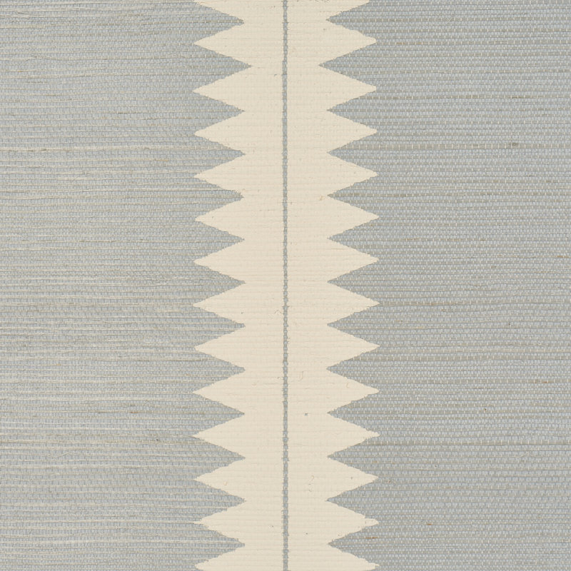 Papier peint à rayures en sisal Bristle, Minéral