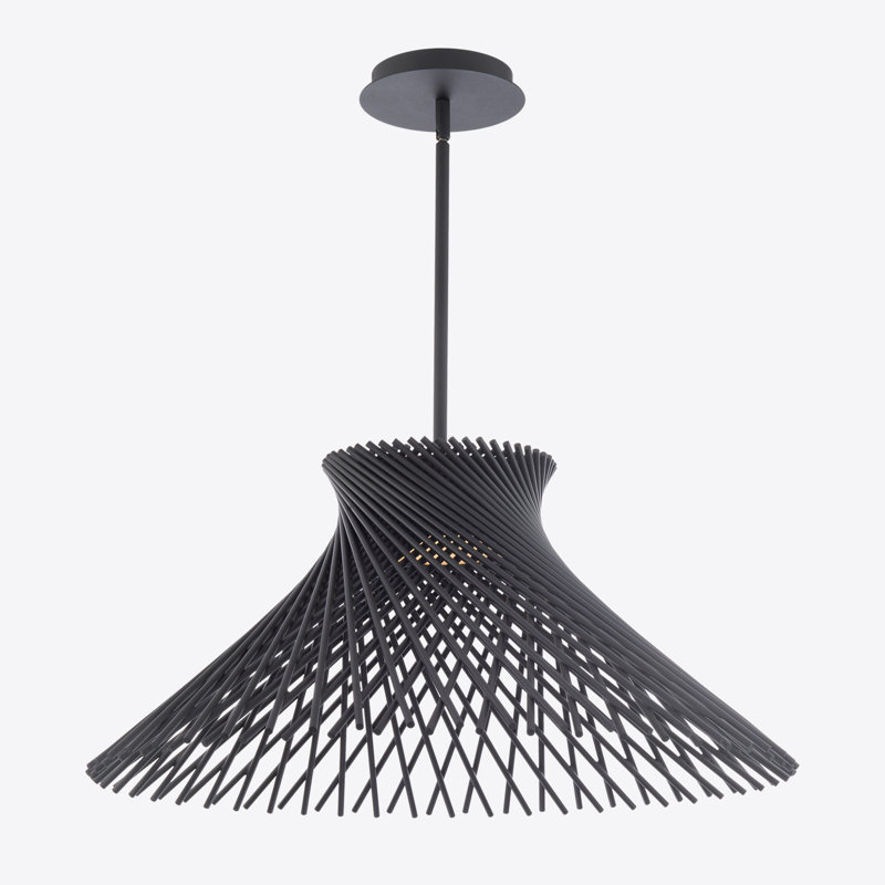 Zenya 1 - Light LED Pendant, Black