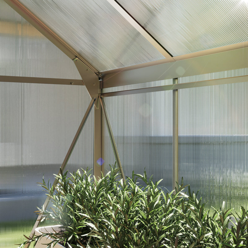 Greenhouse, 6.6' H x 6.2' W x 6.3' D