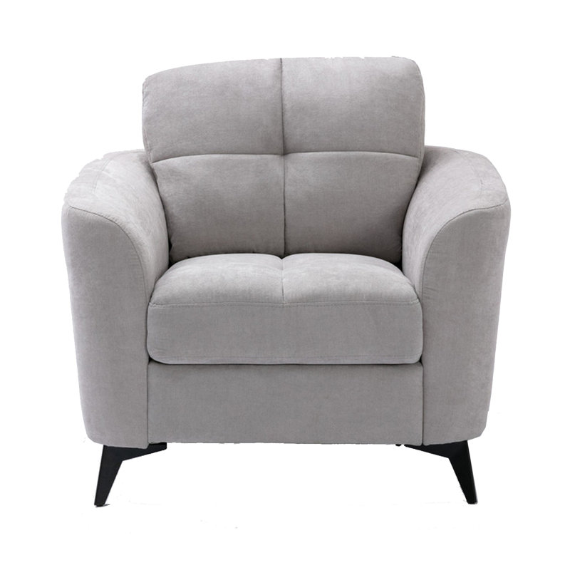 Fauteuil en velours capitonné l 39 po Kaamilya
