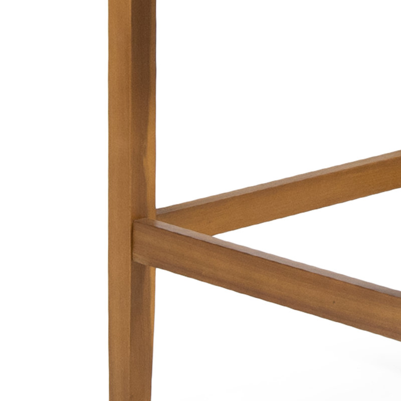 Tabouret de bar d'extérieur en acacia 30 po Roydon