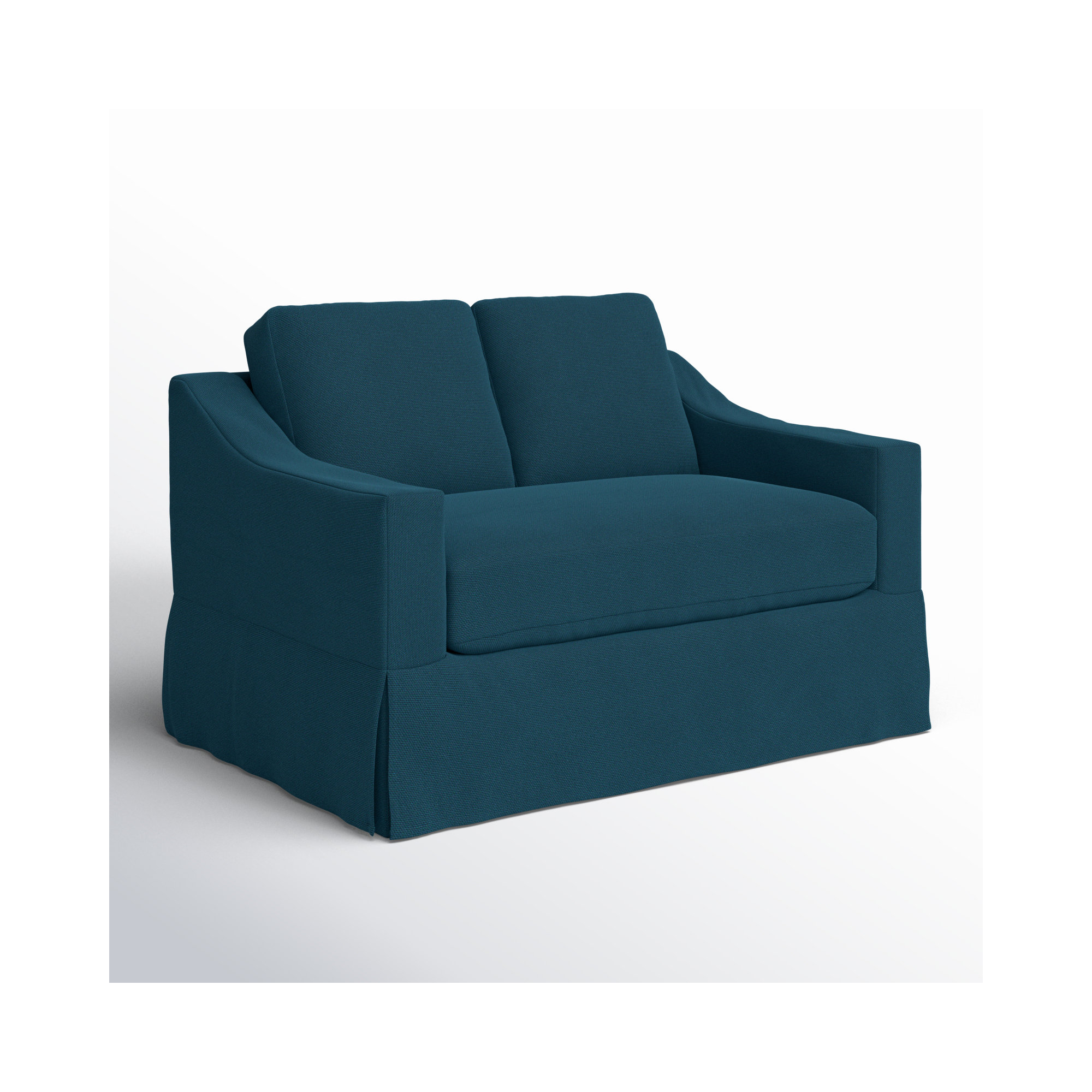 Cranbrook 55.5'' Upholstered Loveseat, Bayou Midnight Canvas