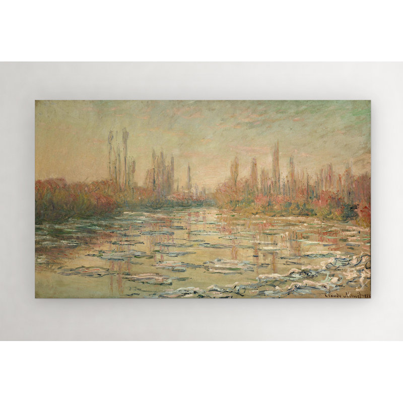 Miko Claude Monet - imprimé, H 20 po x l 40 po x P 1,5 po