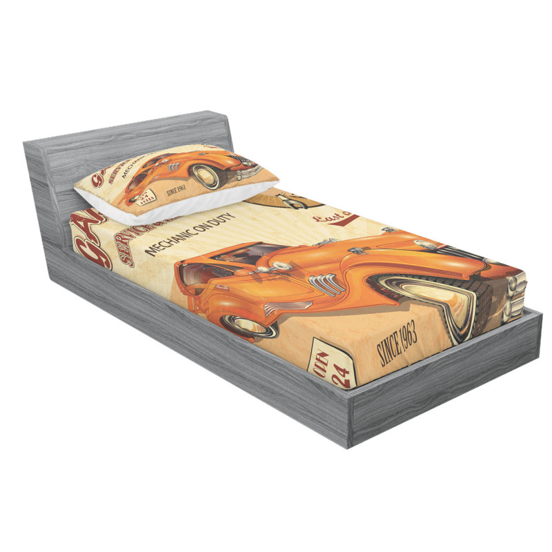 Microfiber Sheet Set, Twin XL Sheet Set with Fitted Sheet