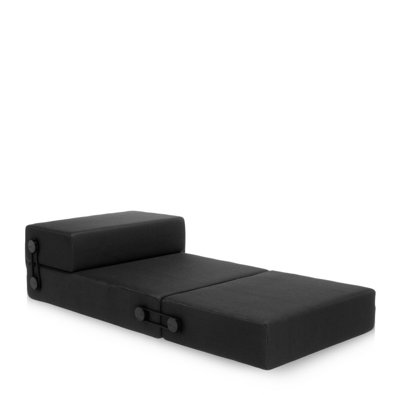 Trix Convertible Chair, Black