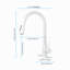 Robinet de cuisine avec douchette extractible