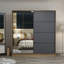 Armoire-penderie 2 portes avec 2 tiroirs-2045342444