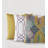 Tresco Appliqued Linen Throw Pillow