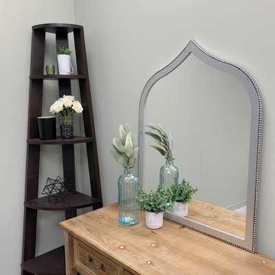 Aspynn Wood Frame Arch Wall Mirror