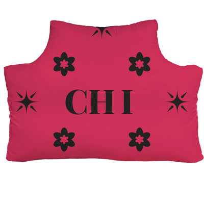 Chicago Basketball Colors Cotton Twill Pillow 20 inch x 14 inch