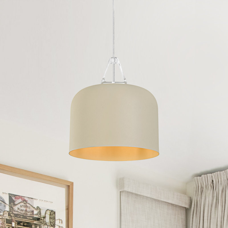 1-Light Drum Pendant Light