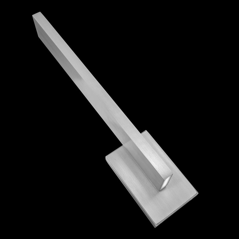Sleek Mako LED Outdoor Wall Sconce in Brushed Aluminum
