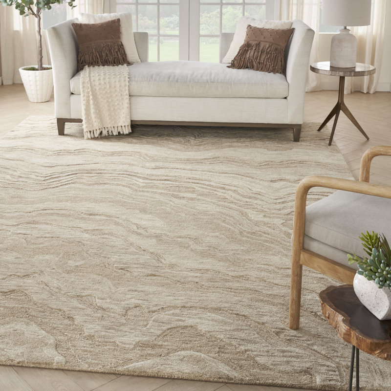 Ikora Wool Abstract Indoor Rug, Rectangle 8'6" x 11'6"