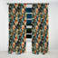 Volant floral rétro motif cachemire rétro - 1 panneau-107533872