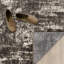 Tapis abstrait gris foncé-1667097355