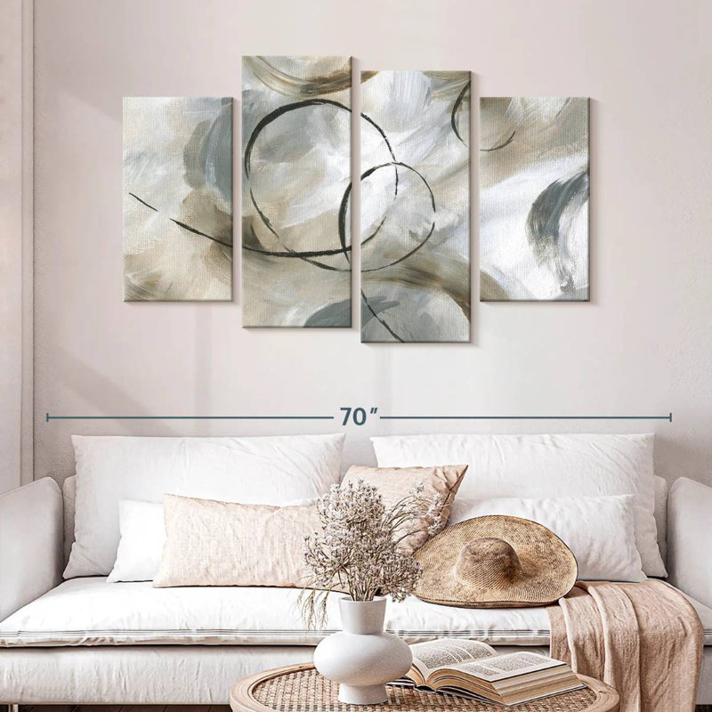 Impression sur toile murale, H 32 po x l 52 po x P 1,25 po