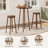 2-Person Counter Height Dining Set Round