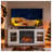 Electric Fireplace Insert, Ultra Thin Heater with Log Set & Realistic Flame, Remote Control with Timer, Overheating Protection