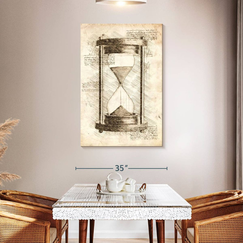 Laelle Old Hourglass, 48" H x 32" W