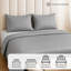 Microfibre Striped Duvet Cover Set-133376156-133376165