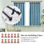 Crochet de rideau de douche Holiday Christmas