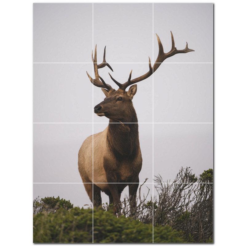 8'' x 8'' Satin Ceramic Decorative Mural