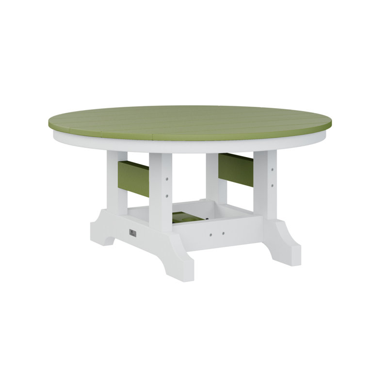 Table de conversation berlinoise berlinoise classique Berlin, Vert kiwi, H 18,5 po x l 38 po x P 38 po
