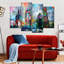 London CBD Splash - 4 pièces sur toile tendue-814976629