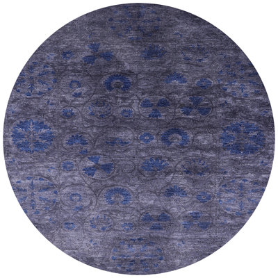 Tapis mauve à motif floral Chidester