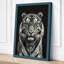 Tiger's Gaze Modern - Wrapped Canvas-314546821-314546834
