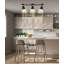 Luminaire sur rail DEL rétro contemporain en fer 30,5 po Jacobien