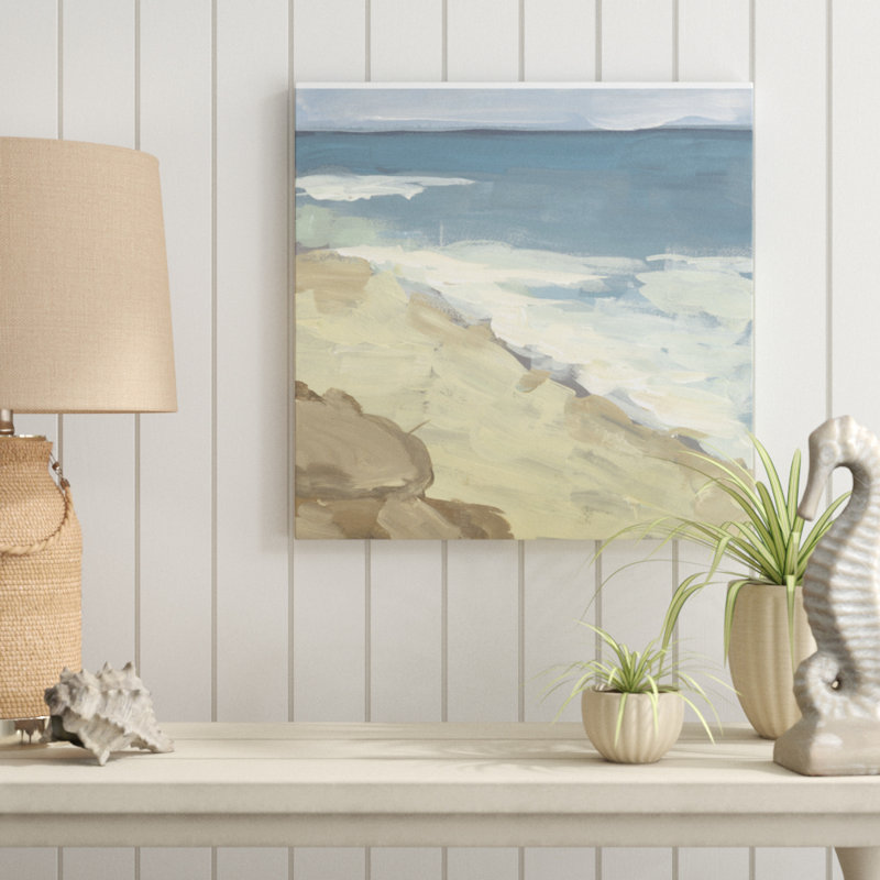 «Oceanside I» par Melissa Wang - Toile tendue, H 20 po x l 20 po
