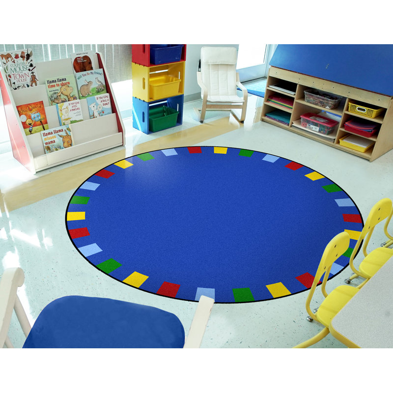 Tapis «On The Border» par Joy Carpets, Rond 5 pi 4 po