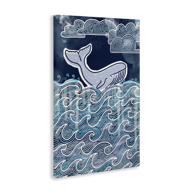 Toile orageuse orageuse, conception par Connie Summers, H 24 po x l 16 po