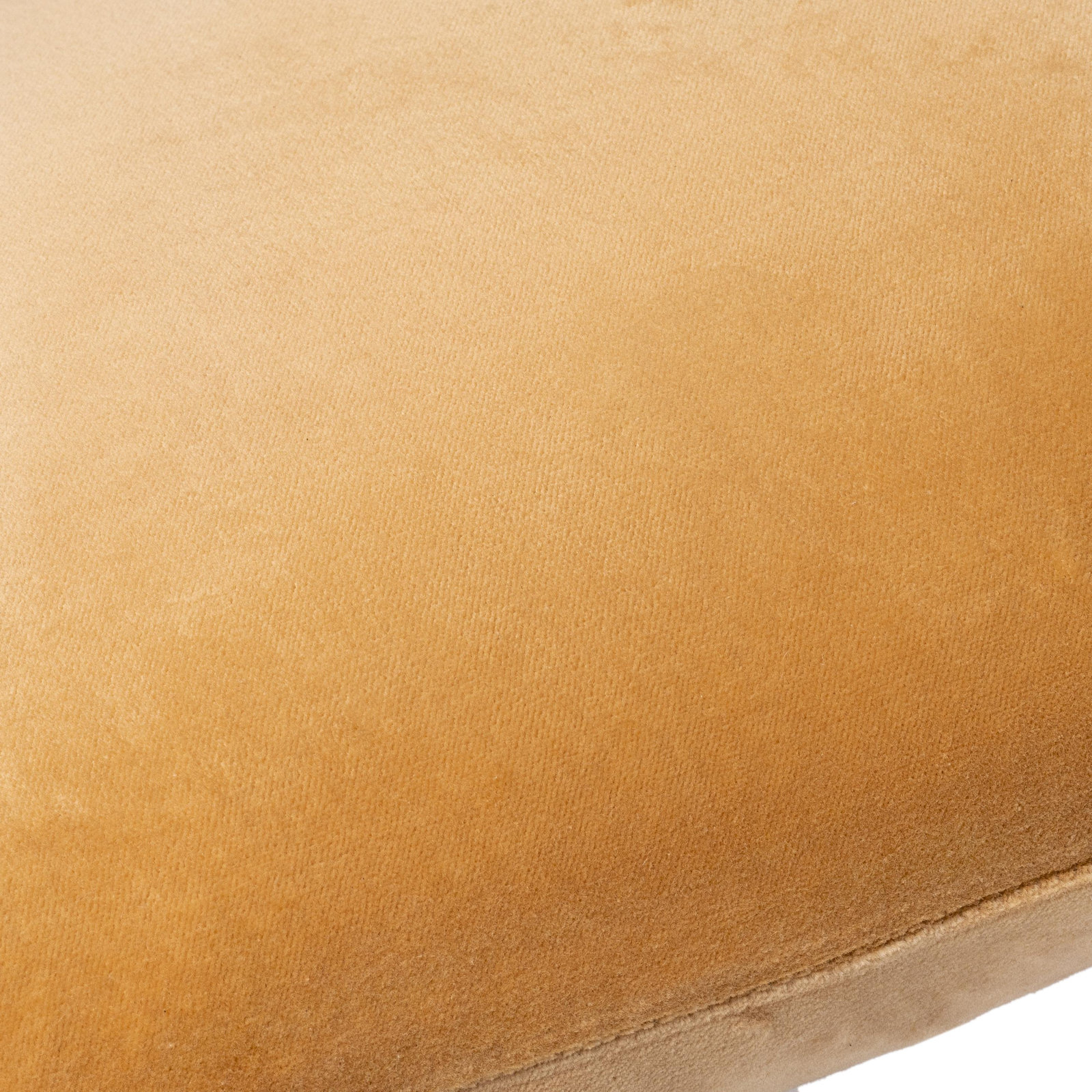 Cotton Lumbar Throw Pillow, Yellow, 13" x 20", Polyester/Polyfill