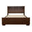 Cappuccino Queen Bed With Bookcase Headboard