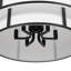 Lustre tambour 6 niveaux en tissu