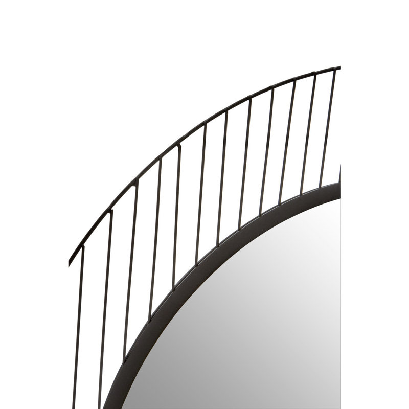 Demaria Metal Round Wall Mirror