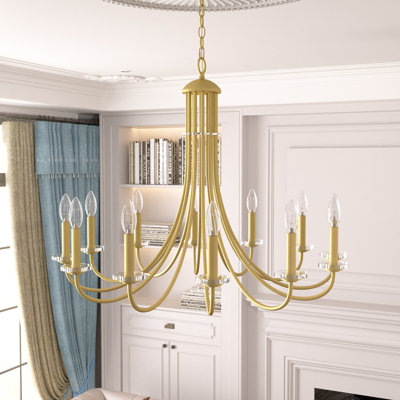 Freddye 12-Light Dimmable Chandelier