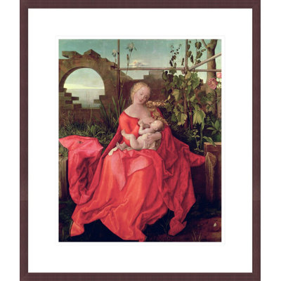 Vierge à l'enfant «Madonna with the Iris» par Albrecht Dürer, impression giclée encadrée