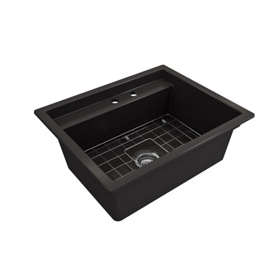 Baveno 27'' L Single Basin Kitchen Sink