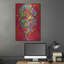 Art mural en métal de luxe «Red Dragon» par Dean Russo, art mural en métal, 12 po x 16 po-101657503