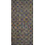 Antique Grid Log Cabin Folk Art Pattern Colorful American Hooked Rug