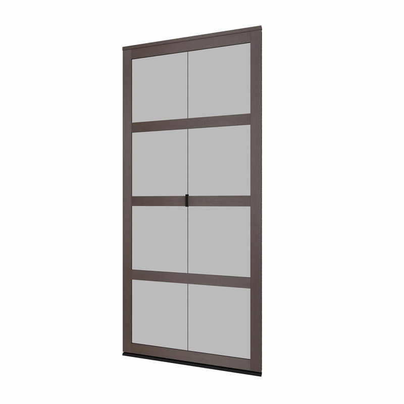 Porte pliante en verre, 30 po x 80,5 po