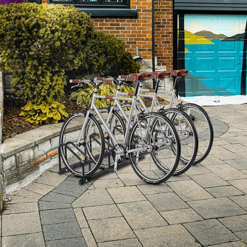 Support de rangement pour 4 vélos au sol