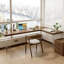 Bureau d'angle en bois massif-675484196-675484194