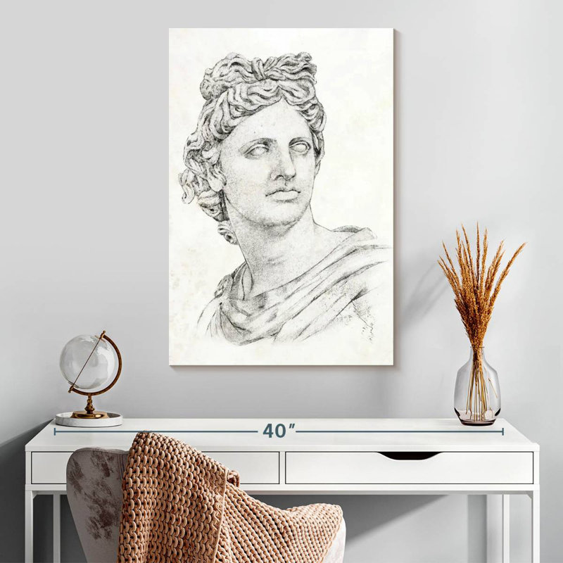 Statue grecque Leisha II, H 30 po x l 20 po