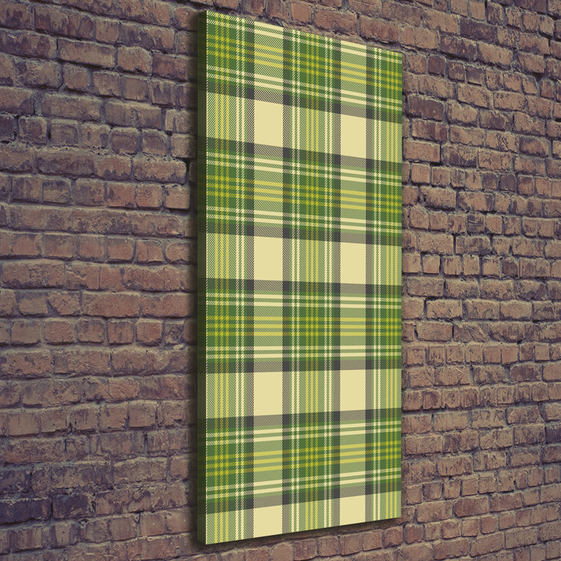 Green Trellis - Wrapped Canvas Print