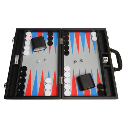 Silverman & Co. 2 Player Wool / Felt Backgammon
